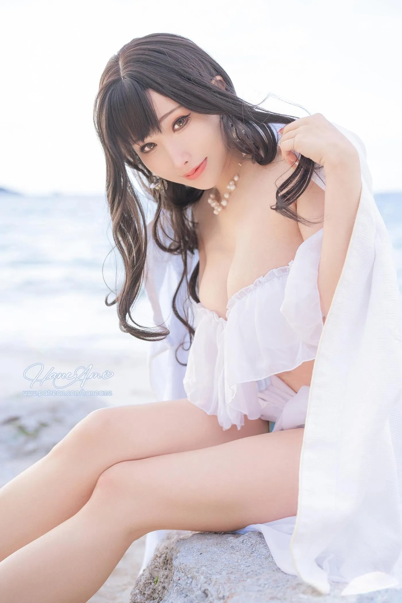 雨波_HaneAme – NO.191 2023年05月新品订阅4套视频-Original White Sand Love In Okinawa [43P]插图2